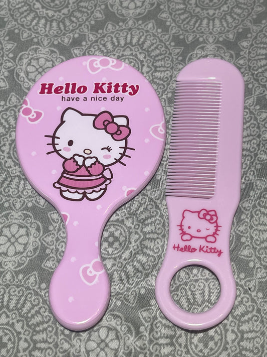 Hello kitty shy mirror y comb